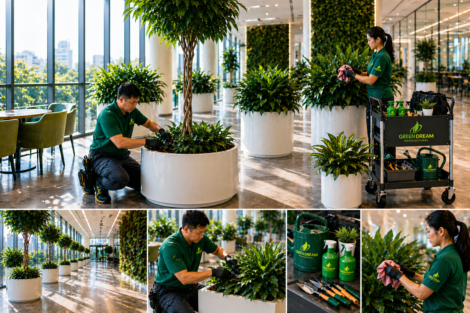 Supply and maintenance of indoor plants & planters