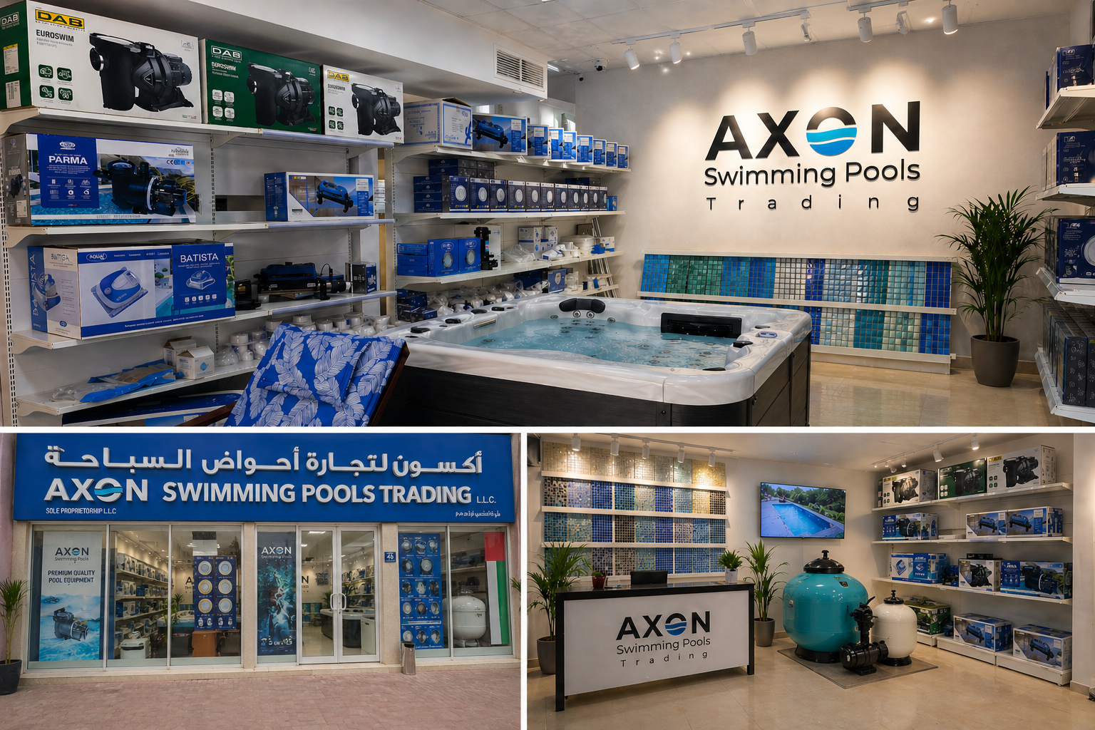 Swimming pool equipment trading